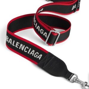 BALENCIAGA unisex bag strap for Rodeo or City bag red/black adjustable BRAND NEW